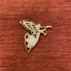 Vintage angel brooch